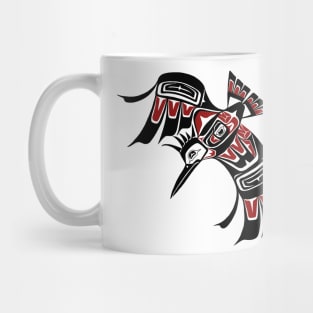 Tlingit style Kingfisher, PNW design Mug